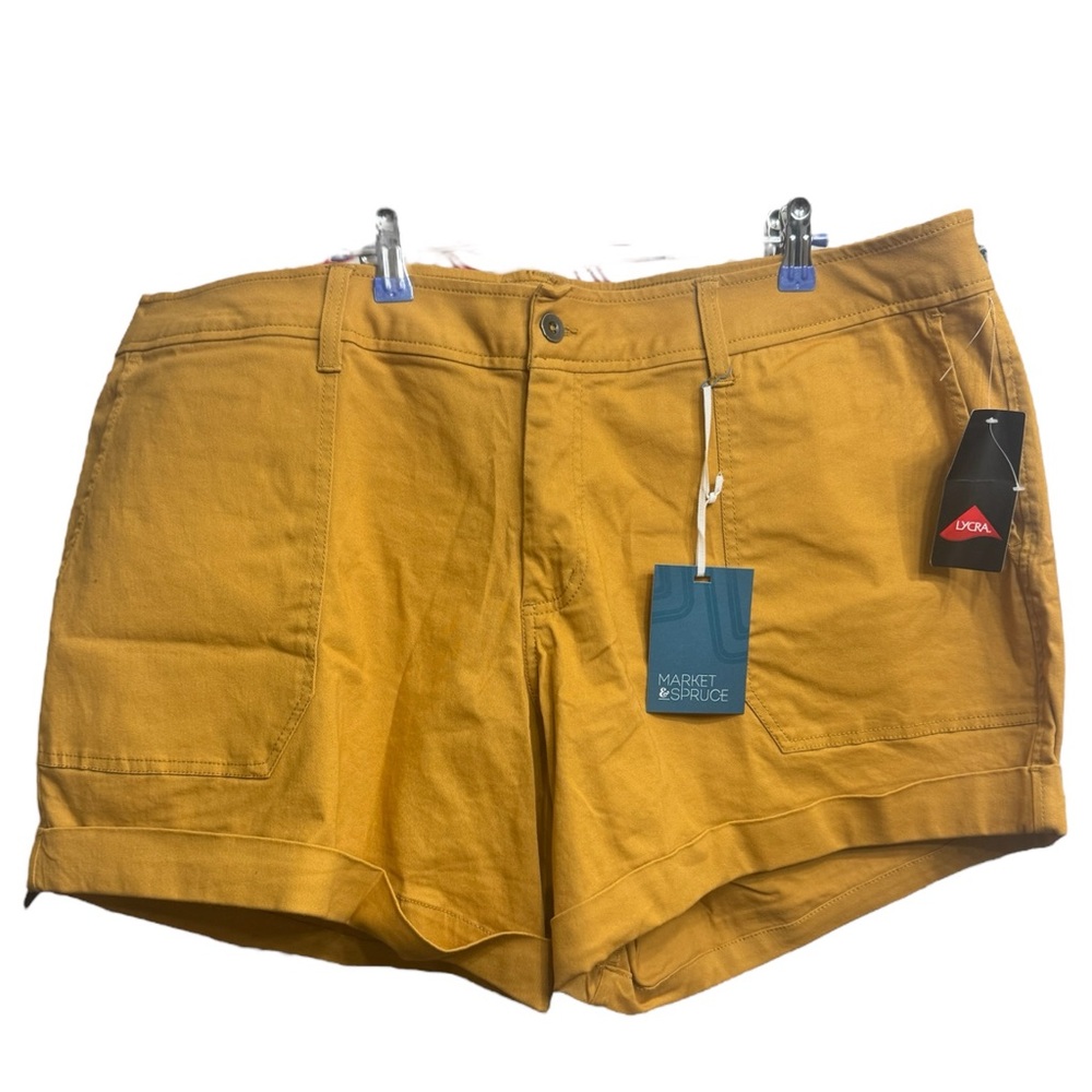 NWT Market & spruce mustard shorts 24W